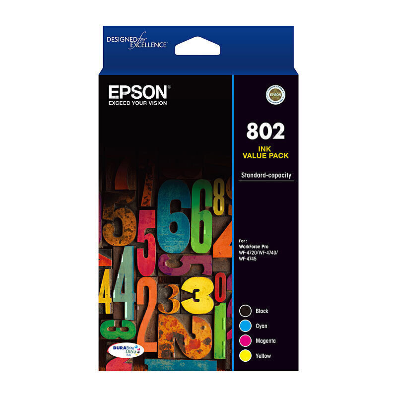Epson 802 CMYK Colour Pack 1