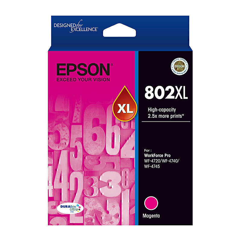 Epson 802XL Magenta Ink Cart 1