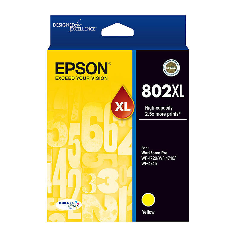 Epson 802XL Yellow Ink Cart 1
