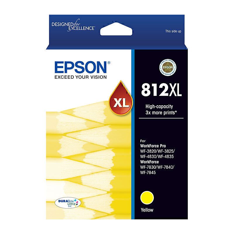 Epson 812XL Yellow Ink Cart 2