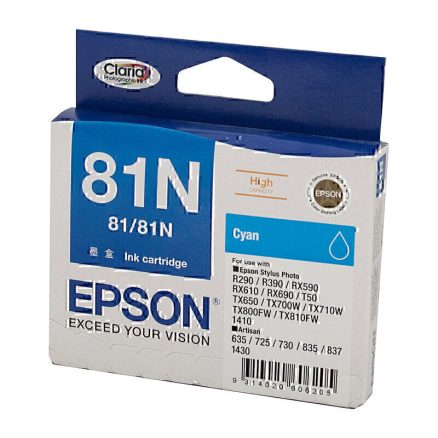Epson 81N HY Cyan Ink Cart 1