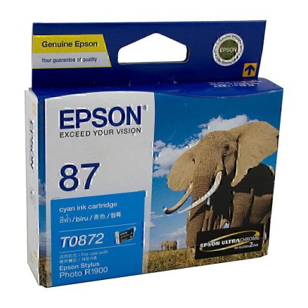 Epson T0872 Cyan Ink Cart 1