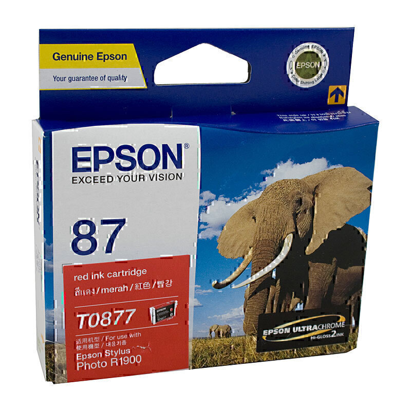 Epson T0877 Red Ink Cart 2
