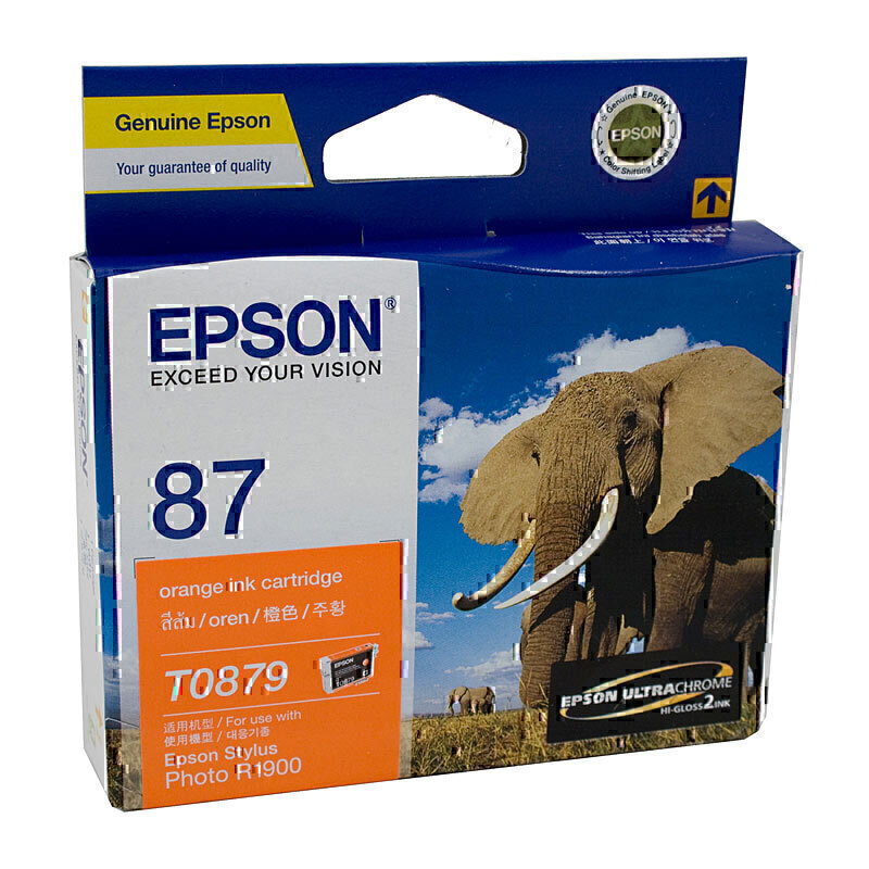 Epson T0879 Orange Ink Cart 1