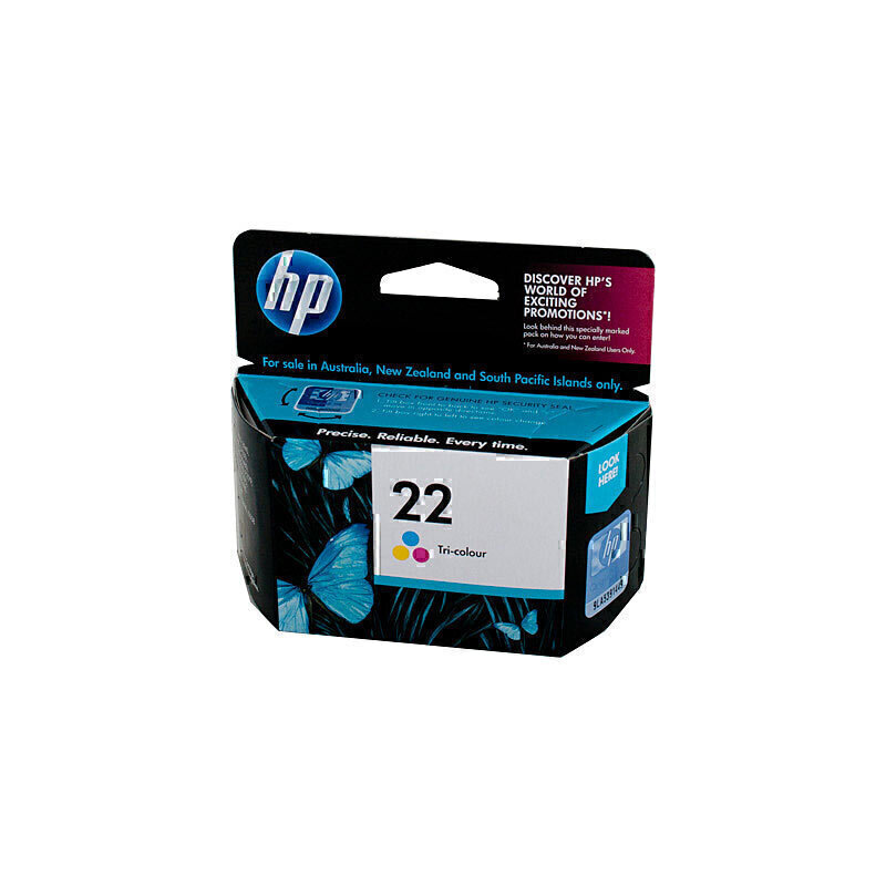 HP #22 Colour Ink Cart C9352AA 1