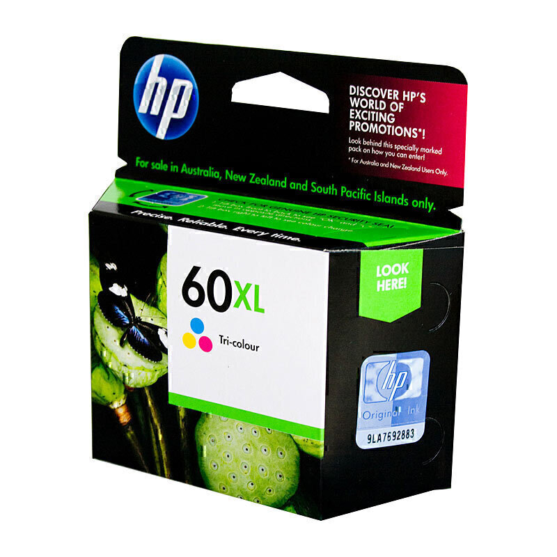 HP #60XL Tri Col Ink CC644WA 2
