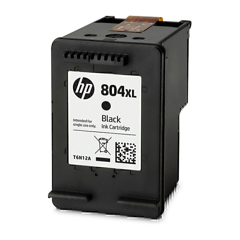 HP #804XL Black Ink T6N12AA 2