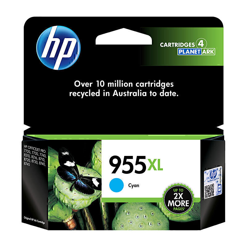 HP #955XL Cyan Ink L0S63AA 2