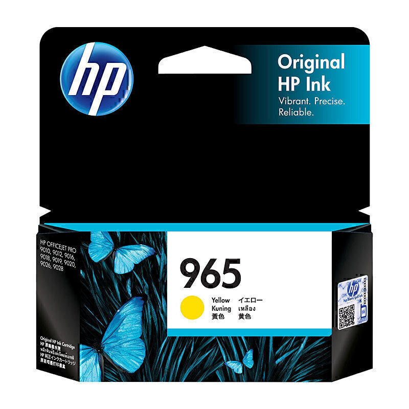 HP #965 Yellow Ink 3JA79AA 2