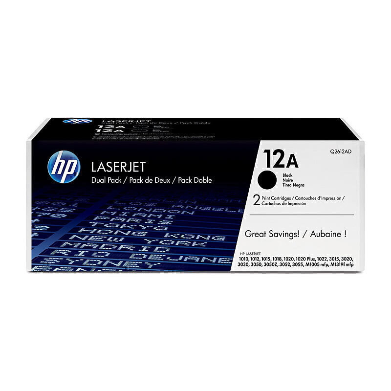 HP #12A Twin Pack Q2612AD 1