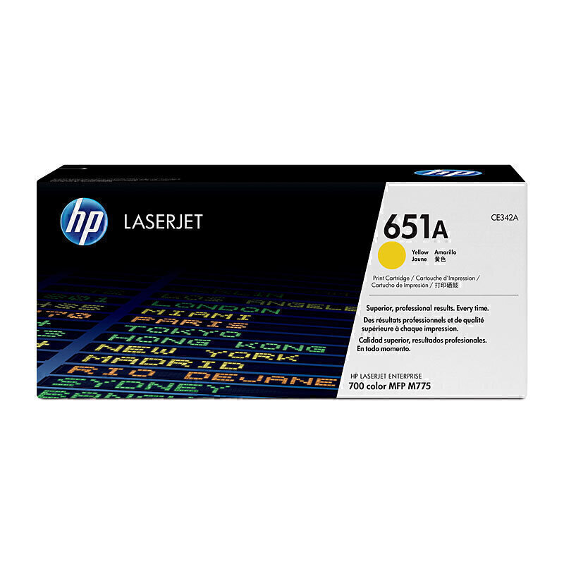 HP #651A Yellow Toner CE342A 1