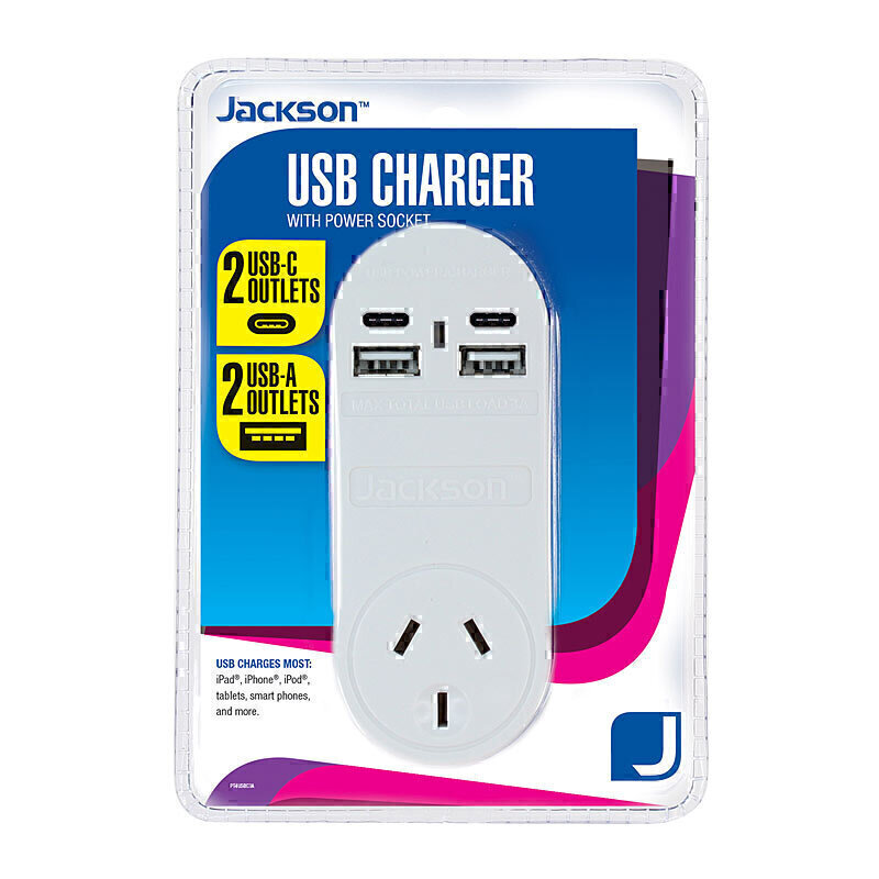 Jackson 1 Way 4 USB Charger 2