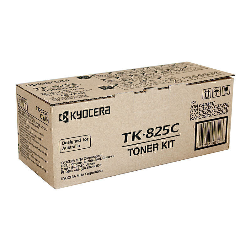 Kyocera TK825 Cyan Toner 1