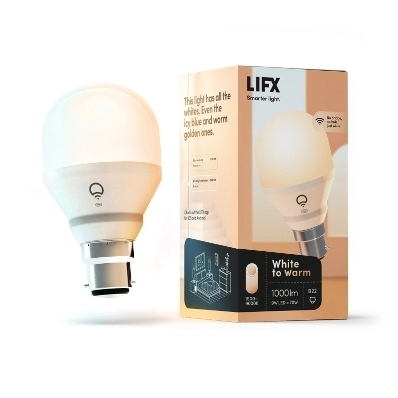 LIFX White to Warm 1000 B22 1