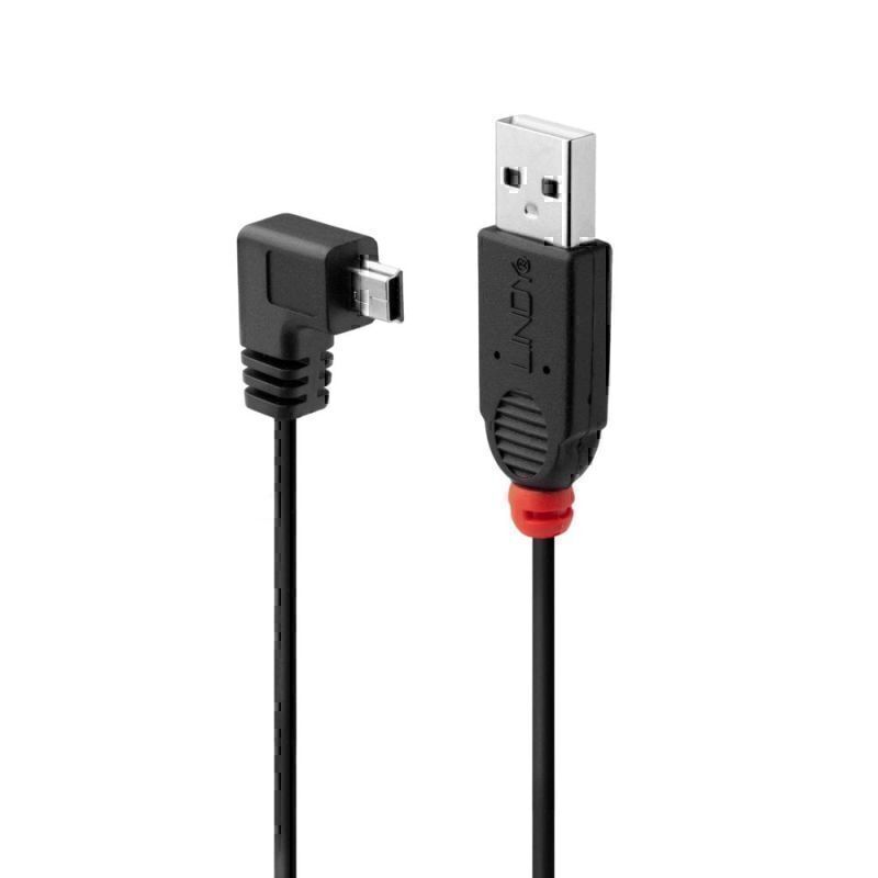 Lindy 1m USBA-MiniB 90' Cable 2