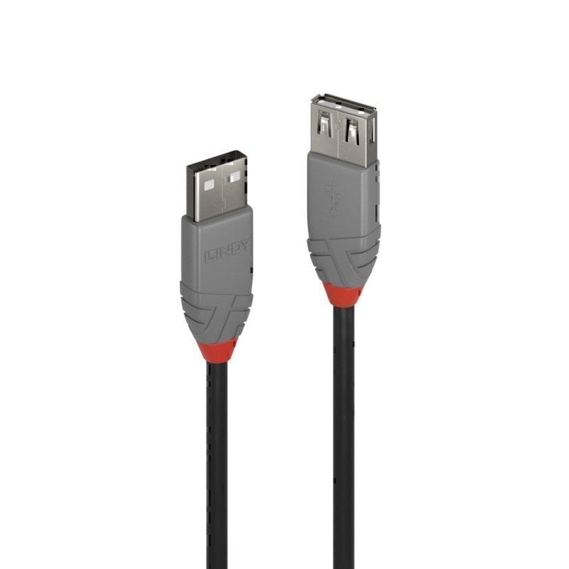 Lindy 3m USB2 A Ext Cable AL 2