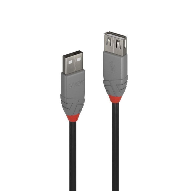 Lindy 5m USB2 A Ext Cable AL 2