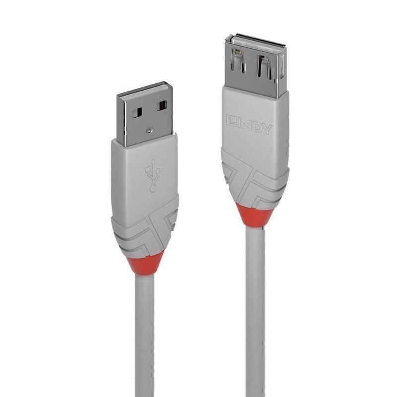 Lindy .2m USB2 A Ext Cable AL 1