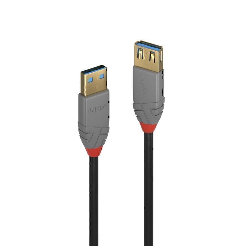 Lindy .5m USB3 A Ext Cable AL 1