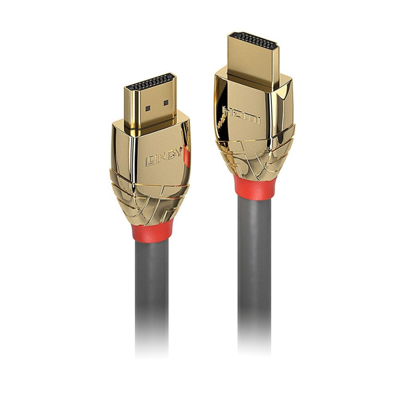 Lindy 1m HDMI 2.1 Cable Gold 2