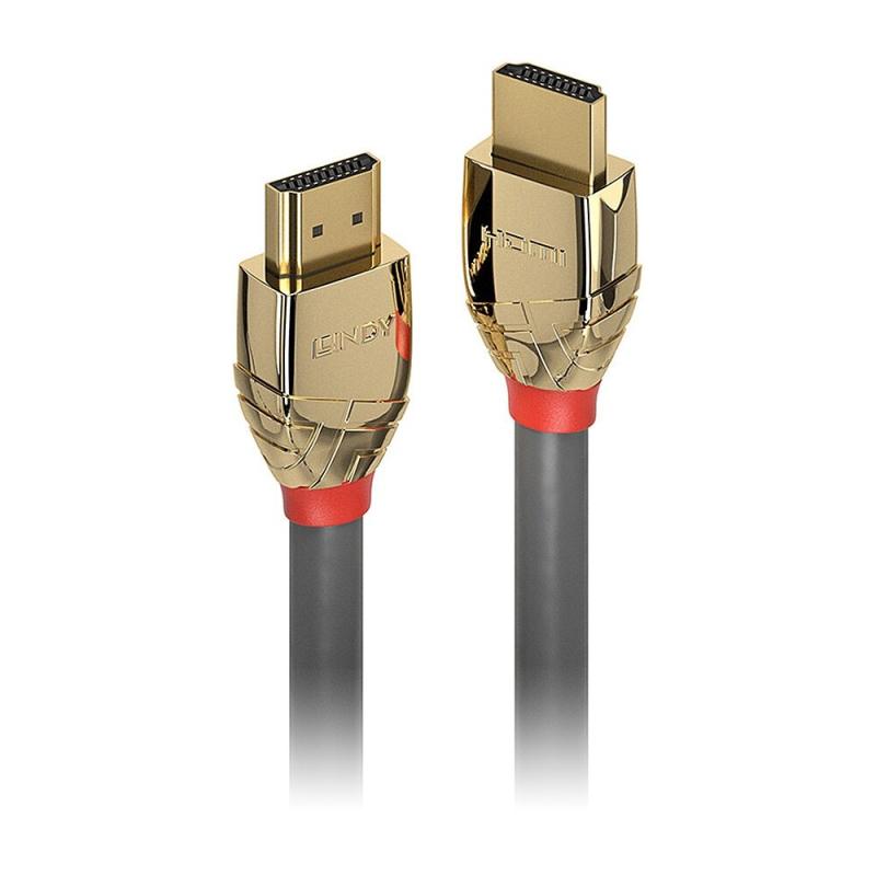 Lindy 5m HDMI 2.1 Cable Gold 2