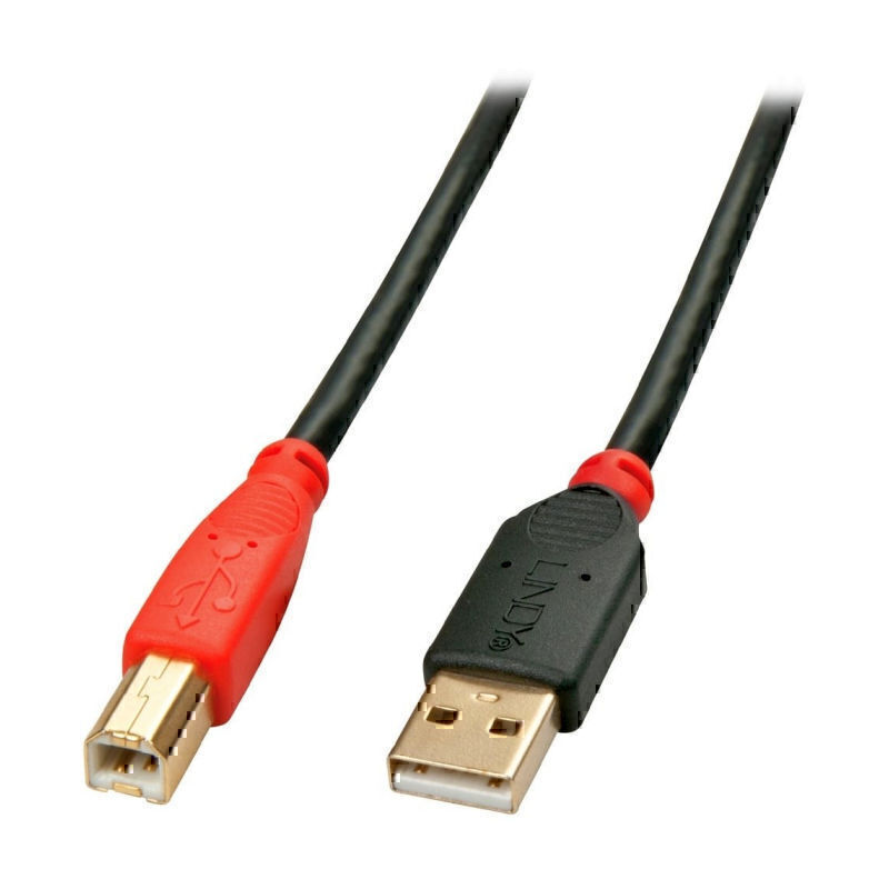 Lindy 15m USB2 A-B Cable Grey 2