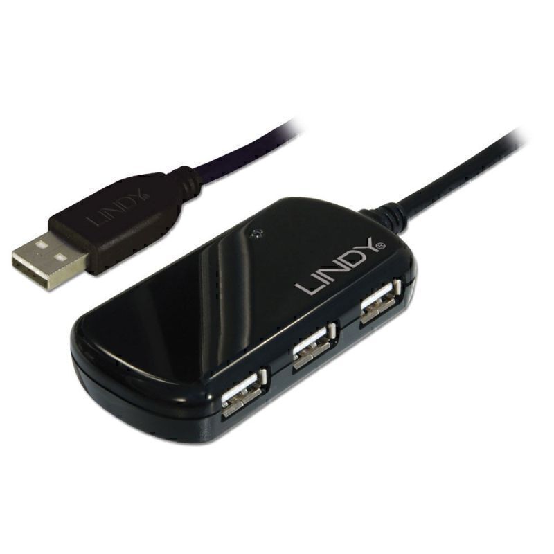 Lindy 8m USB2 Ext Pro 4P Hub 1