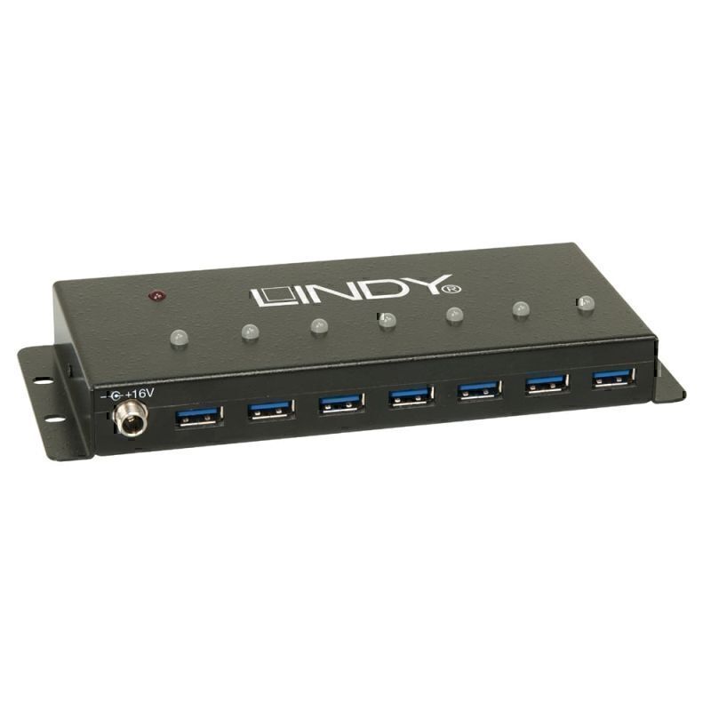 Lindy USB3 Industrial 7P Hub 2