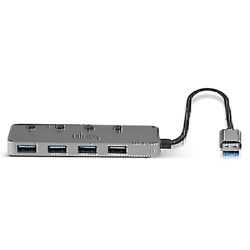 Lindy 4 Port USB 3.0 Hub Switc 1