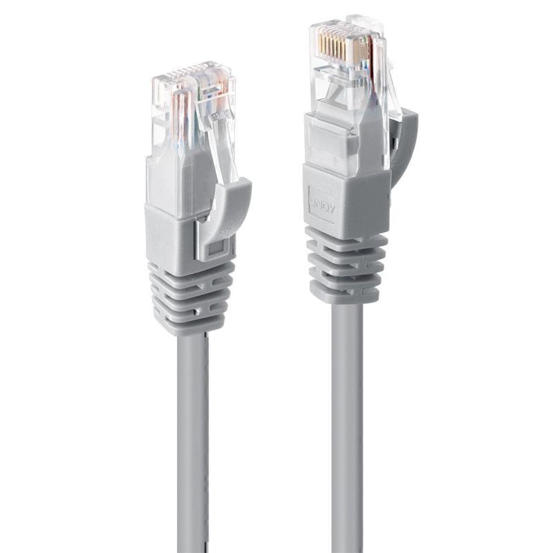 Lindy 0.3m CAT6 UTP Cable Grey 1