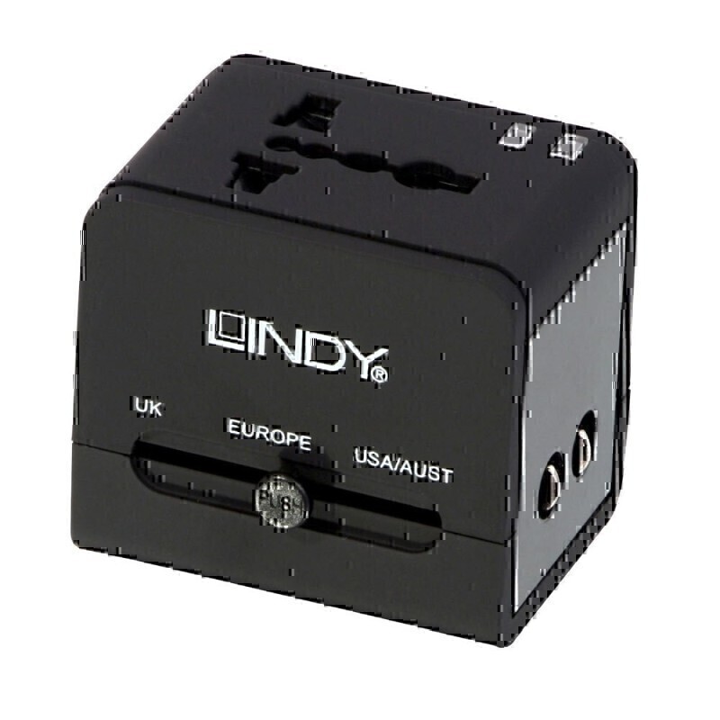 Lindy 2 Port USBA 10.5W Travel 2