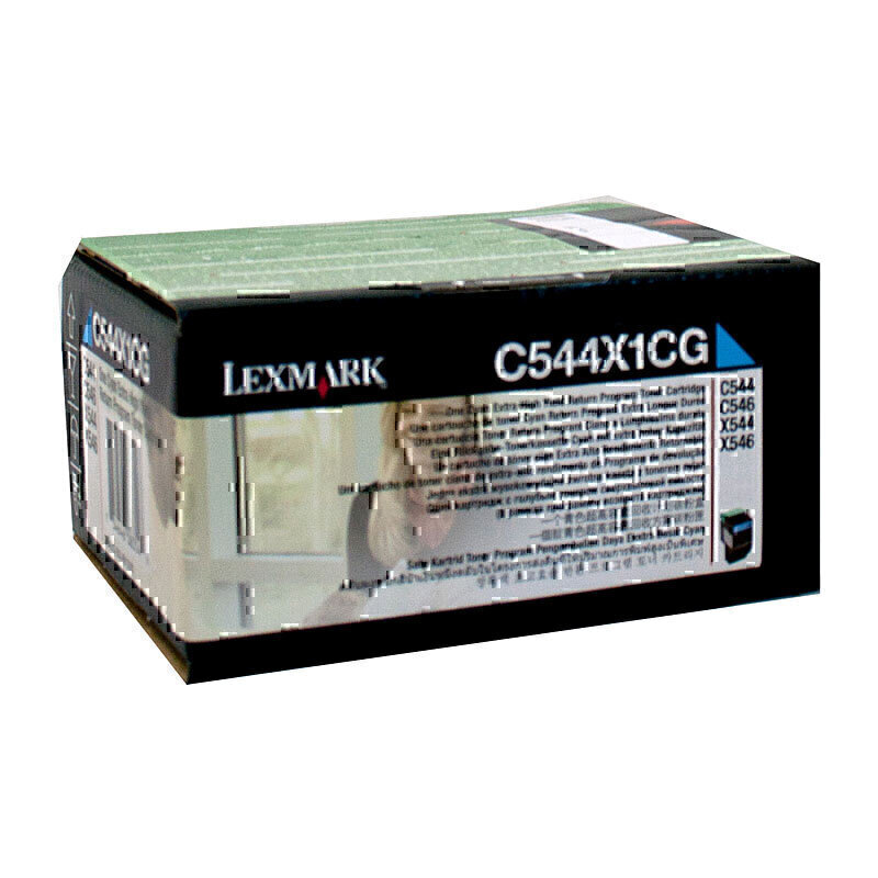 Lexm C544X1CG Cyan Toner 1