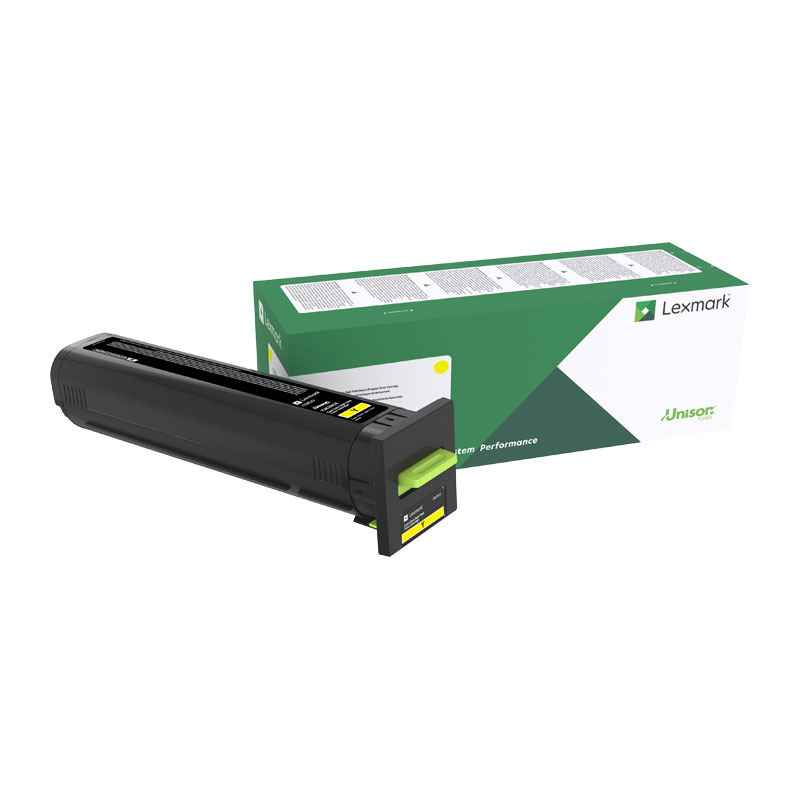 Lexm 72K60Y0 Yellow Toner 1