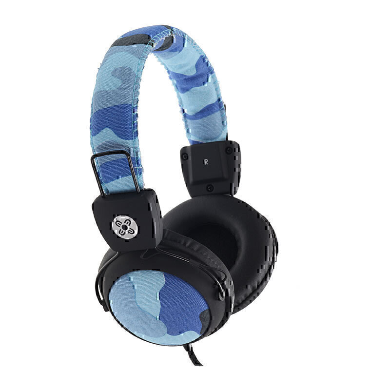 Moki Camo Headphones Blue 2