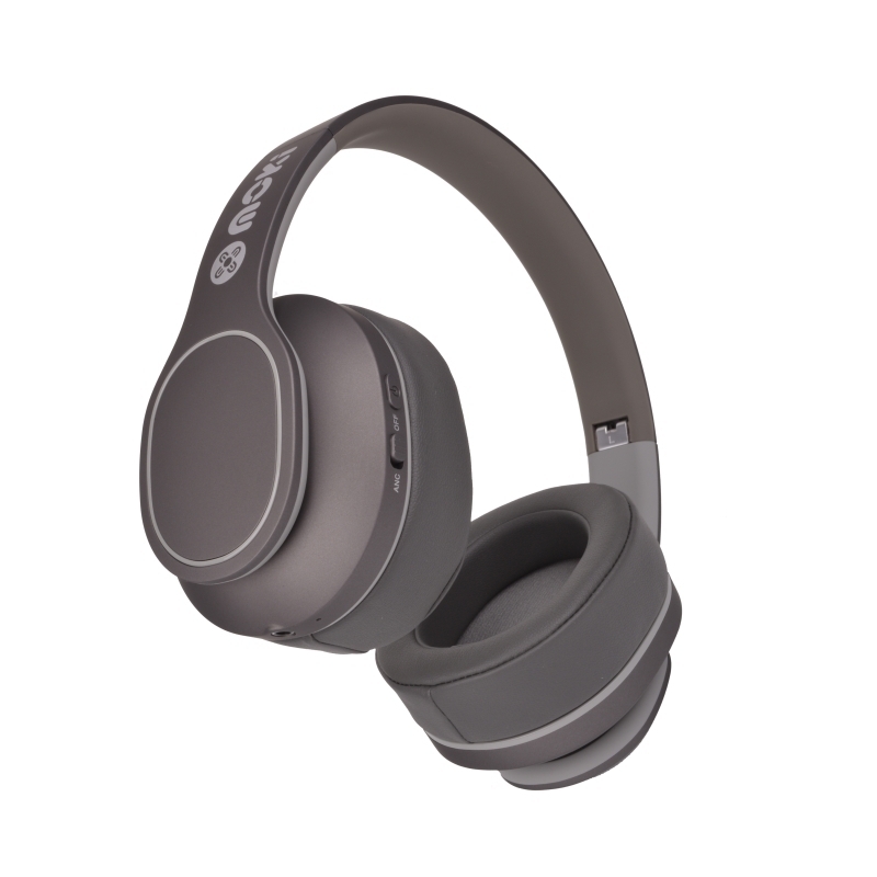 Moki Navigator Headphones Grey 1 Moki Navigator Headphones Grey