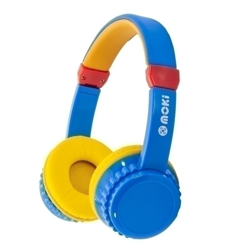 Moki Play Safe Headphone Bl/Yl 1 Moki Play Safe Headphone Bl/Yl
