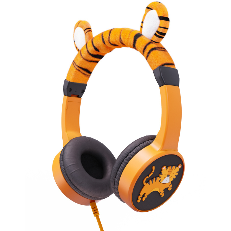PB Furry Headphones Tiger 1 PB Furry Headphones Tiger