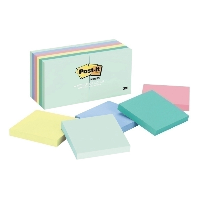 Post-It Notes 654-AST Pk12 2