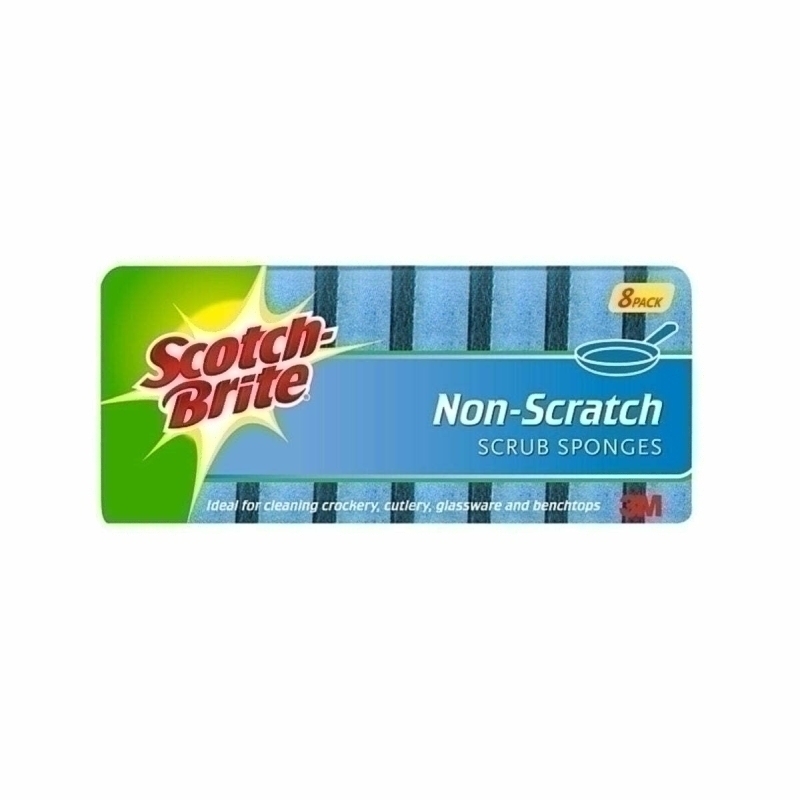 SB Scrub Sponge NoScratch Pk8 2