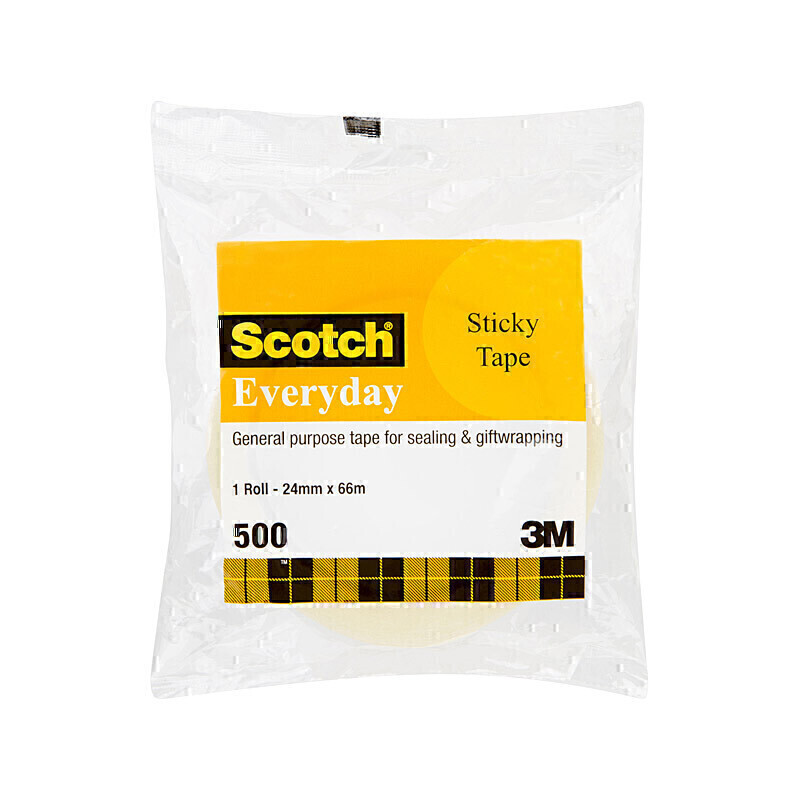 Scotch StkyTape 502 24X66 Bx6 1