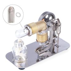 Glass Heated Tube & O-Sealing Ring Cylinder Warming Accessory Suitable for Stirling Engine Model