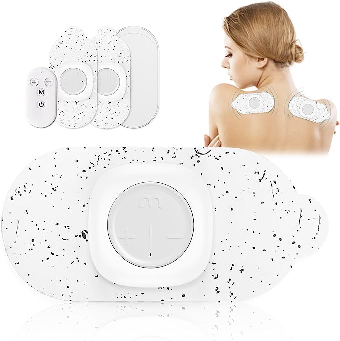 Wireless Tens Unit Muscle Stimulator with Remote, Electronic Stimulator Tens Massager for Back Pain Relief, and Shoulder, Waist, Back, Neck, Arm, Leg, 1