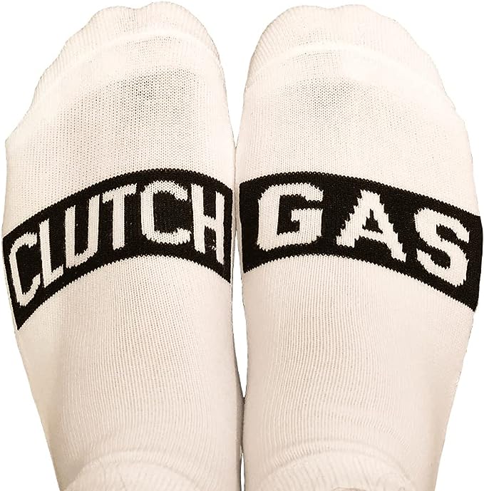Clutch Gas Socks (White) by Boostnatics 2