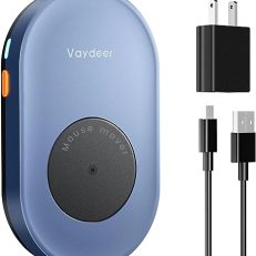 Undetectable Mouse Jiggler with Power Adapter and ON/Off Switch Mouse Mover Simulator, Driver-Free Mouse Movement Simulation for Computer Awakening