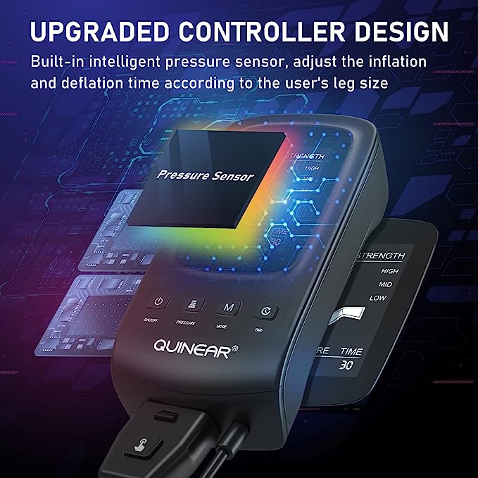 Air Compression Leg Recovery System, Professional Sequential Compression Device for Compression Massage Therapy, Foot and Leg Recovery Boots Improved 7 Air Compression Leg Recovery System, Professional Sequential Compression Device for Compression Massage Therapy, Foot and Leg Recovery Boots Improved - Image 7