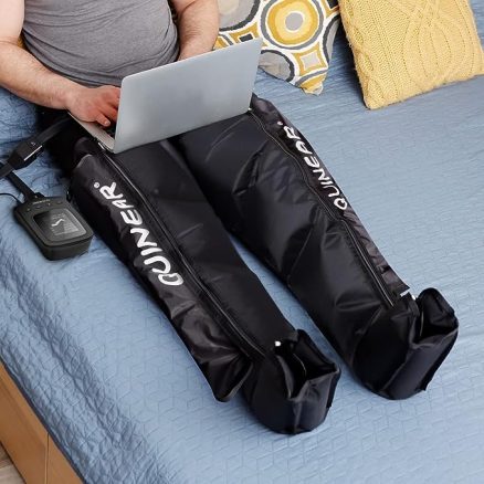 Air Compression Leg Recovery System, Professional Sequential Compression Device for Compression Massage Therapy, Foot and Leg Recovery Boots Improved 3