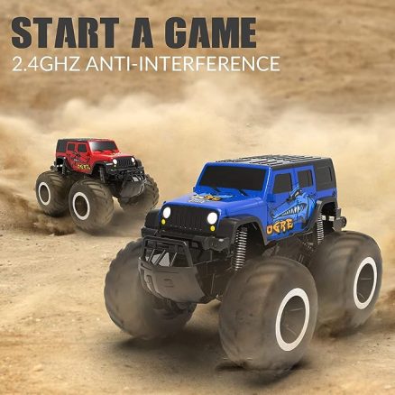 Amphibious Remote Control Car Toys for Boys 2.4GHz 1:16 All Terrain Off-Road RC Car Waterproof RC Monster Truck Kids Pool Toys Remote Control Boat Gif 5
