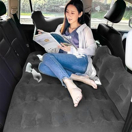 Car Air Mattress Inflatable Bed for Car,Thickened Car Camping Bed Sleeping Pad with Upgrade Side File,SUV Truck Air Mattress for Camping Travel, Hikin 9