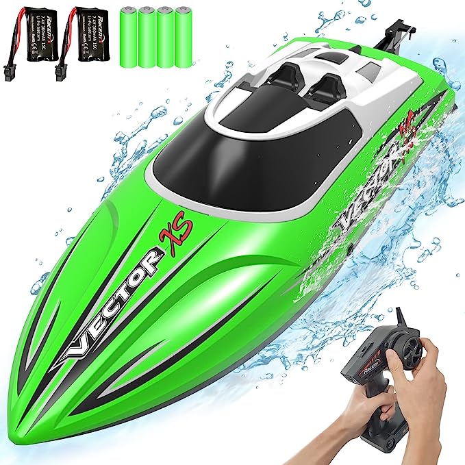 20MPH Fast RC Boat for Adults 2.4Ghz Remote Control Boat for Pools and Lake with 2 Rechargeable Batteries Toys 1