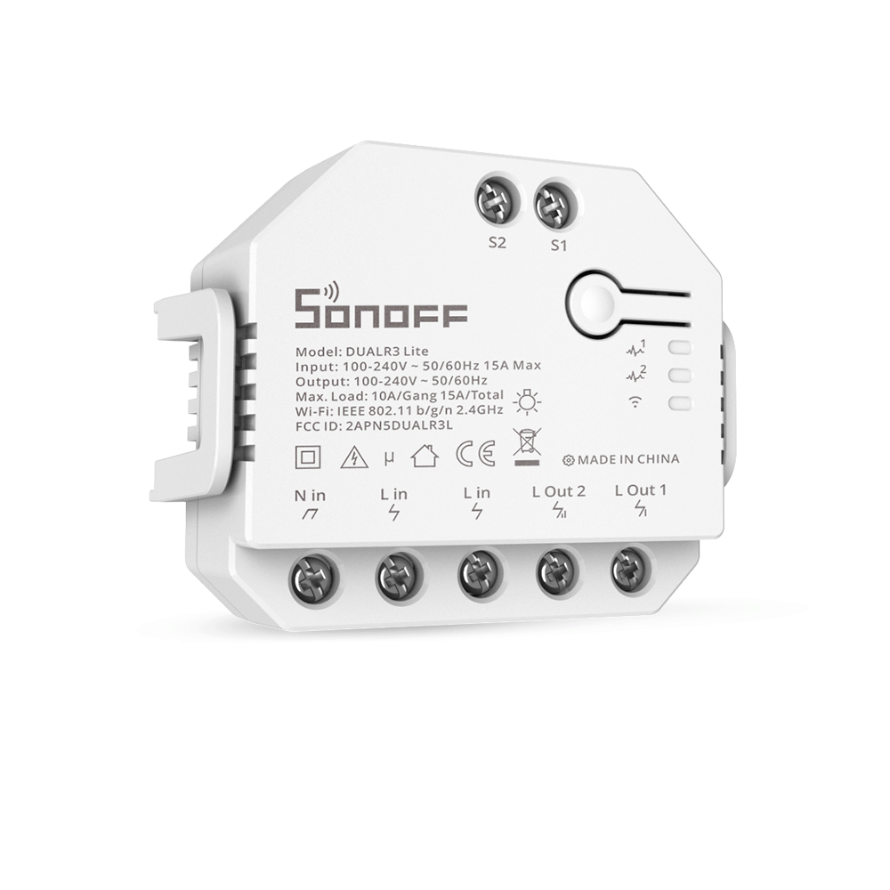 SONOFF DUALR3/DUALR3 Lite Dual Relay Two Way Power Metering Smart Switch 2
